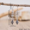 Wholesale Retro Bohemian Pendant Earrings Geometric Design Boutique Resale Women S Jewelry