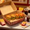 oly-a1fc64854389abbddb3951933bc2ab47 Wholesale Bear Cheese Burger Miniature Fast Food Resin DIY Keychain Fridge Magnet Bag Charm for Car Keys and Party Gifts