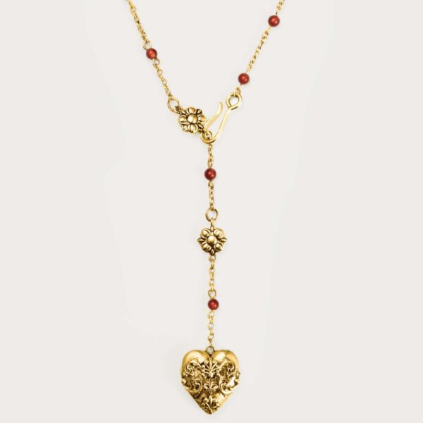 oly-a239e225c110af4392980f19fc059efd Wholesale 18K Gold Plated Copper Love Pendant Necklace Vintage Retro Trendy Unisex Jewelry Gift