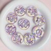oly-a2853978c07e67b79923e7b6bc83c5d5 Wholesale Acrylic Hand Painted Donut Beads for DIY Phone Charms Keychains Craft Supply Trendy Gift