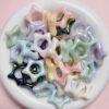 oly-a2b33b17030bd92d9a494a7276ec988c Wholesale Acrylic UV Plated Hollow Star Loose Beads DIY Phone Charm Keychain Craft Supply
