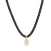 Wholesale Geometric Zircon Multicolor Cord Necklace Stainless Steel Electroplated 18K Gold Tone Fashion Jewelry Gift Boutique Resale