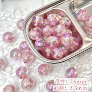12-purple round beads / See picture for size (sold by piece)