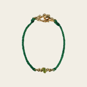 Green rope bracelet