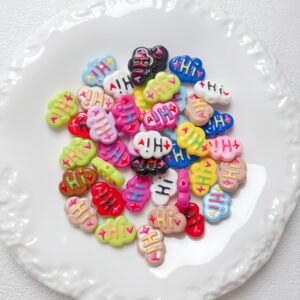 13-randomly mix colors / Size is about 25mm, hole diameter is about 3.5mm