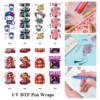 oly-a3be44a318a8818c8540cf5ac83a4ae5 Wholesale 2/8/16pcs Sport Cartoon Cowboy Fashion Girl Cool Doll Race Car Floral Character Print Pen and Bookmark Stickers UV DTF Wraps OLY Exclusive