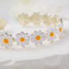 oly-a4019436747b0d0fafd3a81b6692637b Wholesale Vintage White Enamel Bracelet Retro Metal Women S Bangle Chic Party Gift