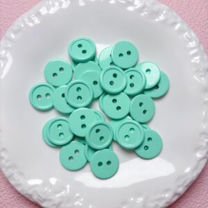 11-cyan / Size is about 25mm, hole diameter is about 3.8mm