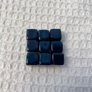 06-black / Size is about 10mm, hole diameter is about 3mm