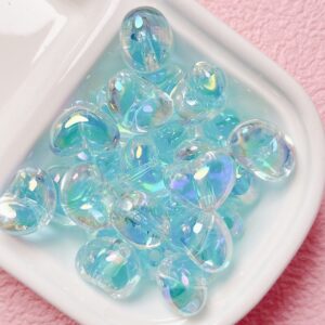 04-light blue / About 18*14mm in size and 2.7mm in aperture (sold by pieces)