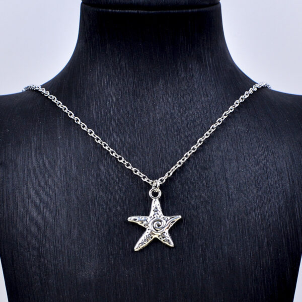 oly-a4599269175d7a1a1361c54d87d2d9a3 Wholesale Zinc Alloy Starfish Earrings Necklace Set Boho Beach Jewelry Gift Boutique Resale
