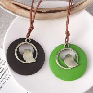 oly-a4633c9581a818fecd7d3f92fedec057 Wholesale Retro Ethnic Bird Pendant Long Necklace Zinc Alloy Electroplated Chain Trendy Fashion Accessory