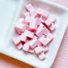 oly-a493a47727815298d7950aed18b0fd8a Wholesale Dopamine Style Pink Acrylic Baking Paint Square Loose Beads for DIY Phone Charm and Bag Charm Craft Supply