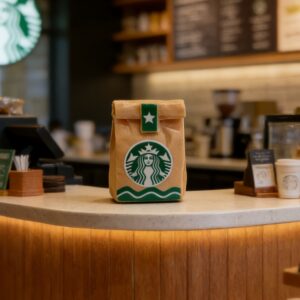 Simulated starbucks / Resin material, there are real photos on the details page