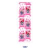 Wholesale 2/8/16pcs Halloween Skull Mummy Colorful Heart Print Pen and Bookmark Stickers UV DTF Wraps OLY Exclusive
