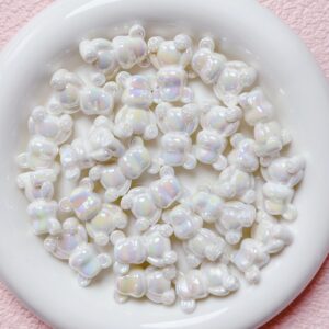 02-white / The size is about 25*17mm, the hole diameter is about 2.5mm (sold by piece)
