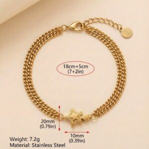 Five-pointed star bracelet
