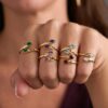 oly-a5e1b201b7d006d447b914037c137e31 Wholesale Stainless Steel Electroplated Geometric Multicolor Zircon Ring Unisex Trendy Jewelry Accessory For Everyday And Gift