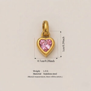 October love pendant (gold)