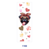 oly-a63179aaa9c91f08a9d0f5e3f1d51144 Wholesale 2/8/16pcs Cute Dog Leopard Bow Paw Print Heart Bunny Carrot Print Pen and Bookmark Stickers UV DTF Wraps