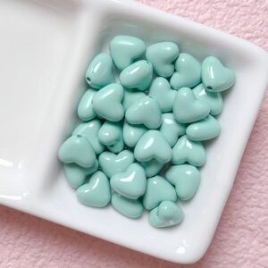 06-lake green / Size is about 10mm, hole diameter is about 1mm