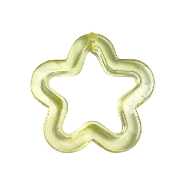 oly-a668aa4dbbc5b79c5a23a22460e24300 Wholesale 30mm Clear Acrylic Hollow Star Loose Beads for DIY Jewelry, Phone Charms, Car Hanging - Stylish Jewelry Accessory, Boutique Resale