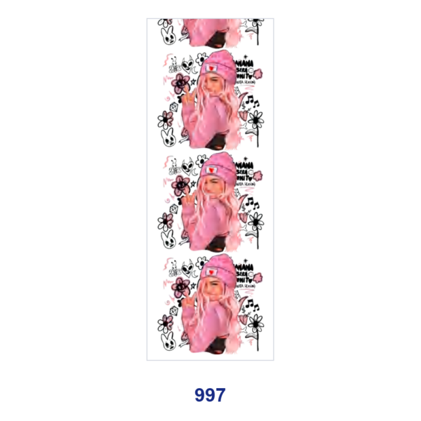 oly-a67f81db617bdf87620adbe0d6ce7971 Wholesale 2/8/16pcs Sport Cartoon Cowboy Fashion Girl Cool Doll Race Car Floral Character Print Pen and Bookmark Stickers UV DTF Wraps OLY Exclusive