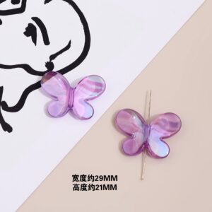 04-purple / Size is about 29 * 21mm