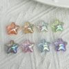oly-a6ae0b6b49a3d88714d0494c235176b9 Wholesale Five-Pointed Star UV Coated Transparent Acrylic Beads for DIY Phone Charm Keychain Boutique Resale