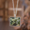 Wholesale Electroplated Zinc Alloy Retro Geometric Pendant Necklace Fashion Accessory Gift