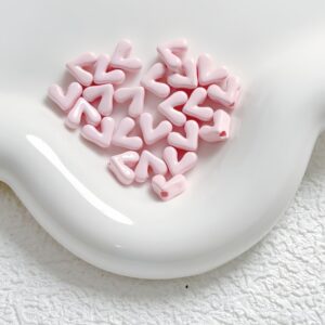 02-light pink / Size is about 8mm, hole diameter is about 1.4mm