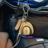 Wholesale Fashion Cowboy Hat Keychain Car Key Ring Bag Charm Decorative Gift For Birthday