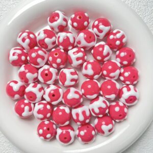08-rose red / 16mm (sold by piece)