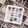 Wholesale Alloy Scattered Beads Cartoon Dog Heart Bow DIY Jewelry Making Kit for Bracelet Necklace Craft Supply