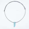 oly-a7ff867b7d919bb2805eb9554330e89b Wholesale Vintage Style Turquoise Pendant Necklace Zinc Alloy Adjustable Chain Jewelry Accessory For Boutique Resale