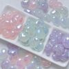 oly-a82db0f4aecf8935c4b701b082d6948c Wholesale Purple Jelly Heart Acrylic Beads UV Coated for DIY Phone Charms Bracelets Jewelry Accessory Boutique Resale