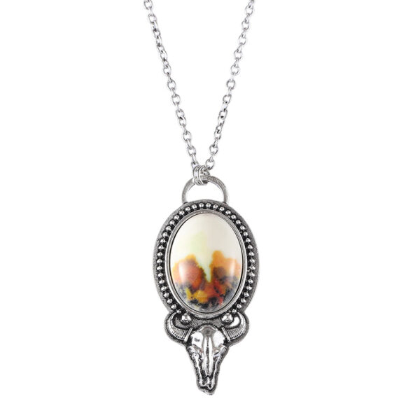 oly-a83dc230a7ffa7b1d5fd739b50392a74 Wholesale Retro Hip Hop Punk Bull Head Pendant Necklace Zinc Alloy Ancient Silver Chic Jewelry Accessory For Boutique Resale
