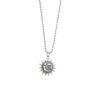 Wholesale Trendy Hip Hop Punk Sun Moon Face Pendant Necklace Antique Silver Zinc Alloy Fashion Jewelry Gift