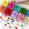 oly-a89c2a7c118a41b5ed1e85a1498a82eb Wholesale Baked Paint Acrylic Tulip Loose Beads for DIY Phone Chain Jewelry Making Fashion Accessory Gift