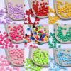 oly-a94fd90c031dc7dab0c8e1bd06b22a89 Wholesale Acrylic Glow in the Dark Square Loose Beads for DIY Jewelry Bag Charm Keychain Accessories