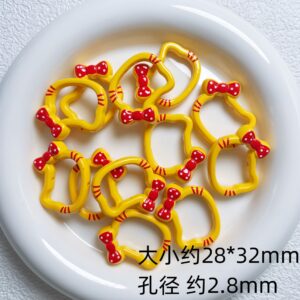 17 - printed yellow / Sold by piece