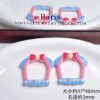 oly-a990c150815ca992c0ddce3c5412ef56 Wholesale Cute Cartoon Bowknot Acrylic Beads DIY Phone Charm Keychain Kit for Jewelry Making Accessory