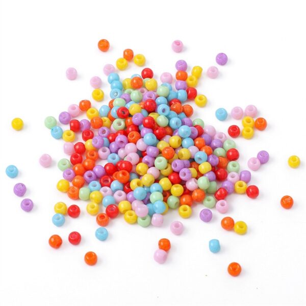 oly-a9d7856af4187019b55bc7907ebf4dba Wholesale Pearl White 3mm Glass Rice Beads for DIY Jewelry Making - Necklace, Bracelet, Earrings, Party Wear, Boutique Resale