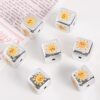oly-a9f69c8a3e2ddbed19592d096d49920c Wholesale Cute Cartoon Acrylic Loose Beads 14mm Printed Flower Polka Dot Mixed Colors for DIY Jewelry Making Phone Charms Bag Charms