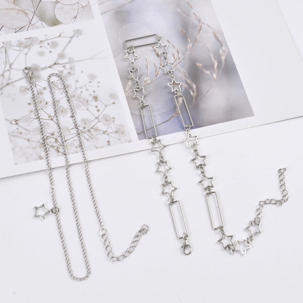 oly-aa221a01e907c6c285c0587891feae6a Wholesale Trendy Y2K Star Necklace For Women Zinc Alloy Pendant Electroplated Finish Everyday Jewelry Accessory Resale