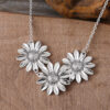 oly-aa27f0b978b5b1c0cbab5cbfc7c10823 Wholesale Bohemian Sunflower Pendant Necklace Ancient Silver Zinc Alloy Boutique Resale