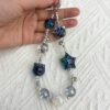 Wholesale Electroplated Acrylic Loose Beads Mixed Silver Styles DIY Jewelry Making Kit for Phone Chains and Necklaces