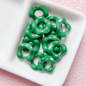 07-green / Size is about 16mm, inner ring is 6.5mm