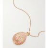 oly-aa5b050cdaaff0fe1abd2c59b239fa70 Wholesale Pink Eggshell Locket Necklace With Love Inside Electroplating Copper Retro Fashion Jewelry Accessory For Gift