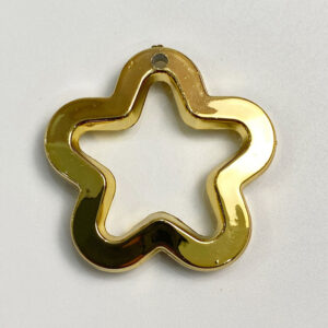 10# hollow five-pointed star gold